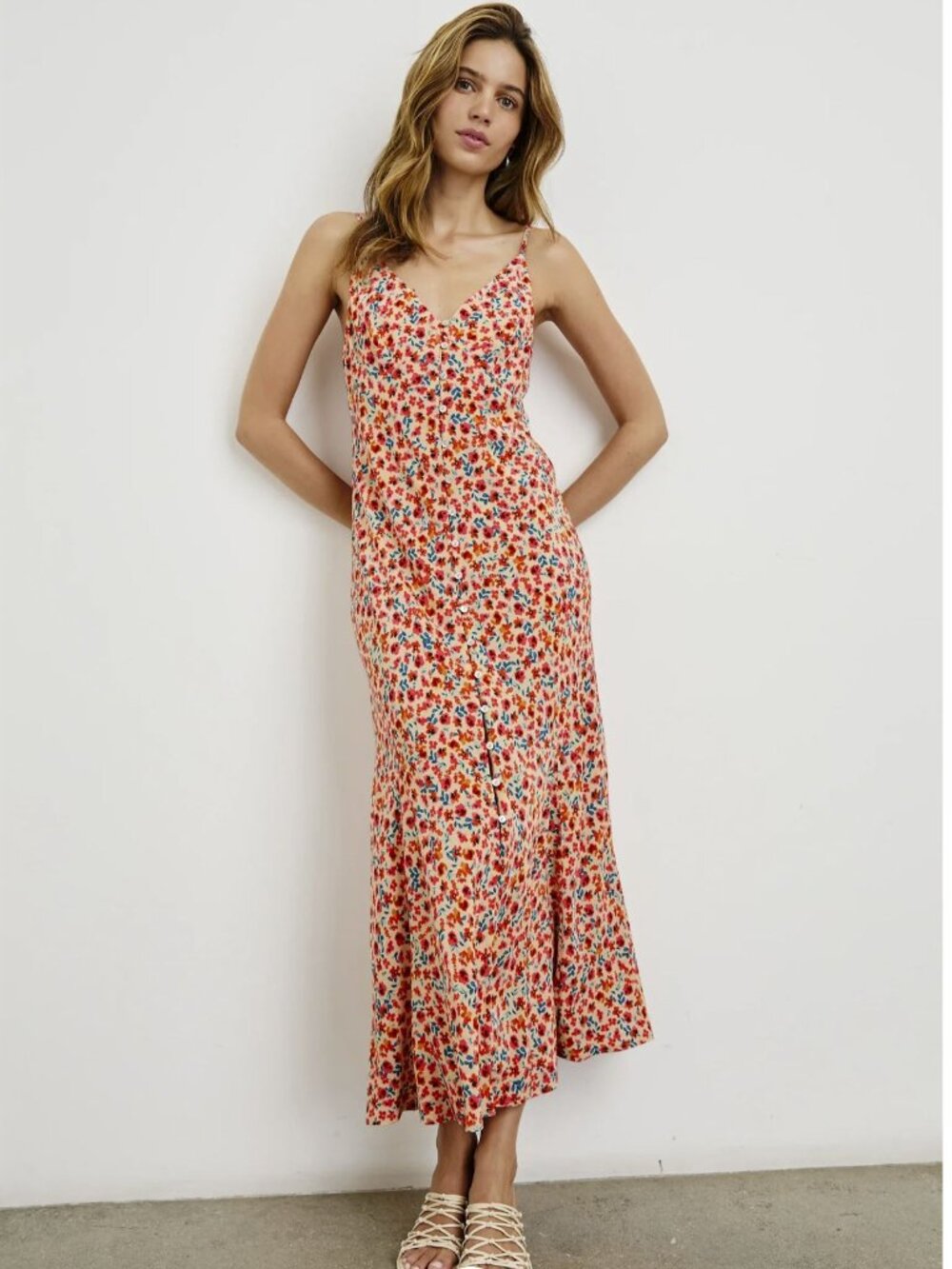 NWT Rails FLORIAN midi button down dress